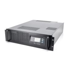 ДБЖ з правильною синусоїдою ONLINE Ritar RT-6KS-LCD,RACK 6000VA(5400Вт), 192В + батарейний блок 12V 7,5Ahх16 шт