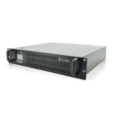 ДБЖ з правильною синусоїдою ONLINE Ritar RT-1KS-LCD, RACK 1000VA (900Вт), 24В, Вбудована батарея 12V 7,5Ah х 2шт  (482*440*87)