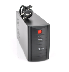 ДБЖ Ritar RTM1000 (600W) Proxima-L, LED, AVR, 3st, 3xSCHUKO socket, 2x12V7Ah, metal Case (350х120х190) Q2