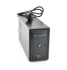 ДБЖ Ritar E-RTM650 (390W) ELF-L, LED, AVR, 2st, 2xSCHUKO socket, 1x12V7Ah, metal Case Q4 (370*130*210) 4,8 кг (310*85*140)