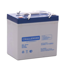 Аккумуляторная батарея CHALLENGER G12-55, GEL 12V 55Ah (195х130х159), Q1