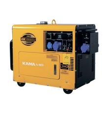 Генератор дизельний KDK10000SC3, 9.4KVA, однофазный 230V, об'єм 30л
