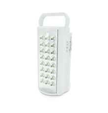 Ліхтар переносний ALMINA DL-2424LED, 2 режими (16+8Led), вбудований аккум, корпус пластмас, кабель 220В, Mix color, Box