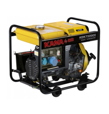 Генератор дизельний KDK7500CE, 6.9KVA, однофазний 230V, об'єм 12,5л