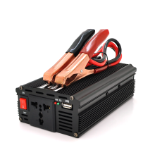 Інвертор напруги PI 2000ВА(1200Вт), 12/220V, approximated, 1 універсальна розетка, клем + крокодили