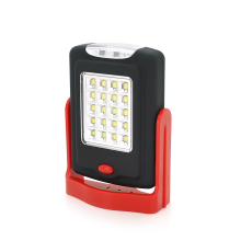 Прожекторний ліхтарик Watton WT-311, 3+20 LED, 1+1 режим, міцний пластик, ip44, магніт, живлення від 3*ААА, ОЕМ