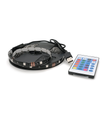 Комплект світлодіодної стрічки 5050 RGB 5 метрів USB+Bluetooth, Blister