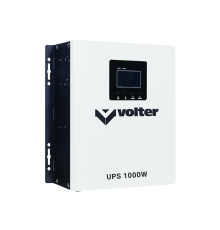 ДБЖ з правильною синусоїдою VOLTER - 1000 (1000Вт), 12V під зовнішню батарею, струм заряду 1-20А, пікова потужність до 2000Вт