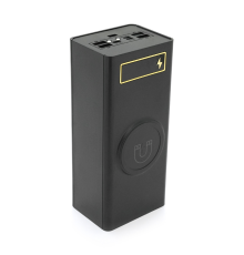 Power bank Voltronic CX24-PD-QIMagnetic під 24х18650, Magnetic Wireless Charger, Output:22.5W, Micro-USB, Type-C, Lightning, ABS, PVC, Black, BOX