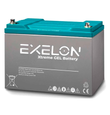Акумуляторна батарея EXELON 100-12 GEL 12V 100 Ah (330 x 173 x 218), 30.4 kg Grey Q1/48